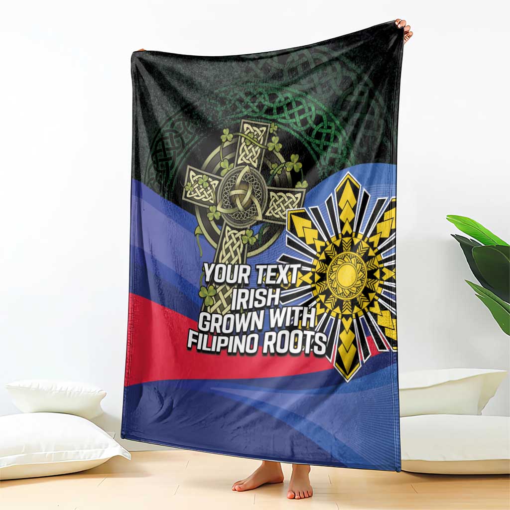 Personalized Irish Grown With Filipino Roots Blanket