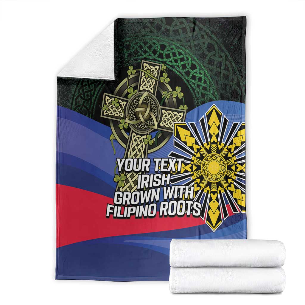 Personalized Irish Grown With Filipino Roots Blanket