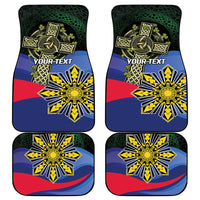 Personalized Irish Grown With Filipino Roots Car Mats