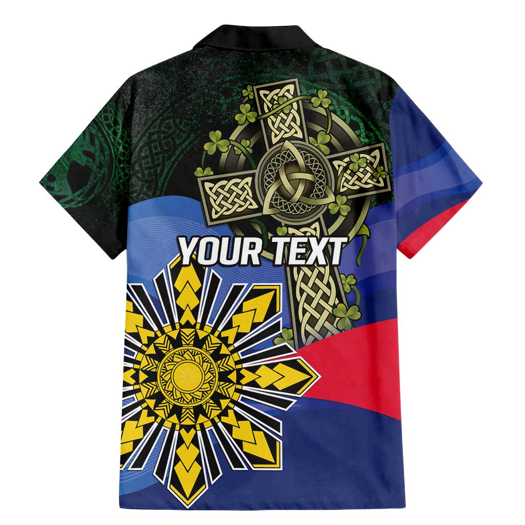 Personalized Irish Grown With Filipino Roots Family Matching Mermaid Dress and Hawaiian Shirt