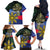 Personalized Irish Grown With Filipino Roots Family Matching Off The Shoulder Long Sleeve Dress and Hawaiian Shirt