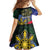 Personalized Irish Grown With Filipino Roots Family Matching Off Shoulder Short Dress and Hawaiian Shirt