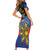 Personalized Irish Grown With Filipino Roots Family Matching Short Sleeve Bodycon Dress and Hawaiian Shirt
