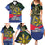 Personalized Irish Grown With Filipino Roots Family Matching Summer Maxi Dress and Hawaiian Shirt