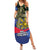 Personalized Irish Grown With Filipino Roots Family Matching Summer Maxi Dress and Hawaiian Shirt
