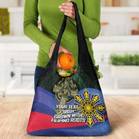 Personalized Irish Grown With Filipino Roots Grocery Bag