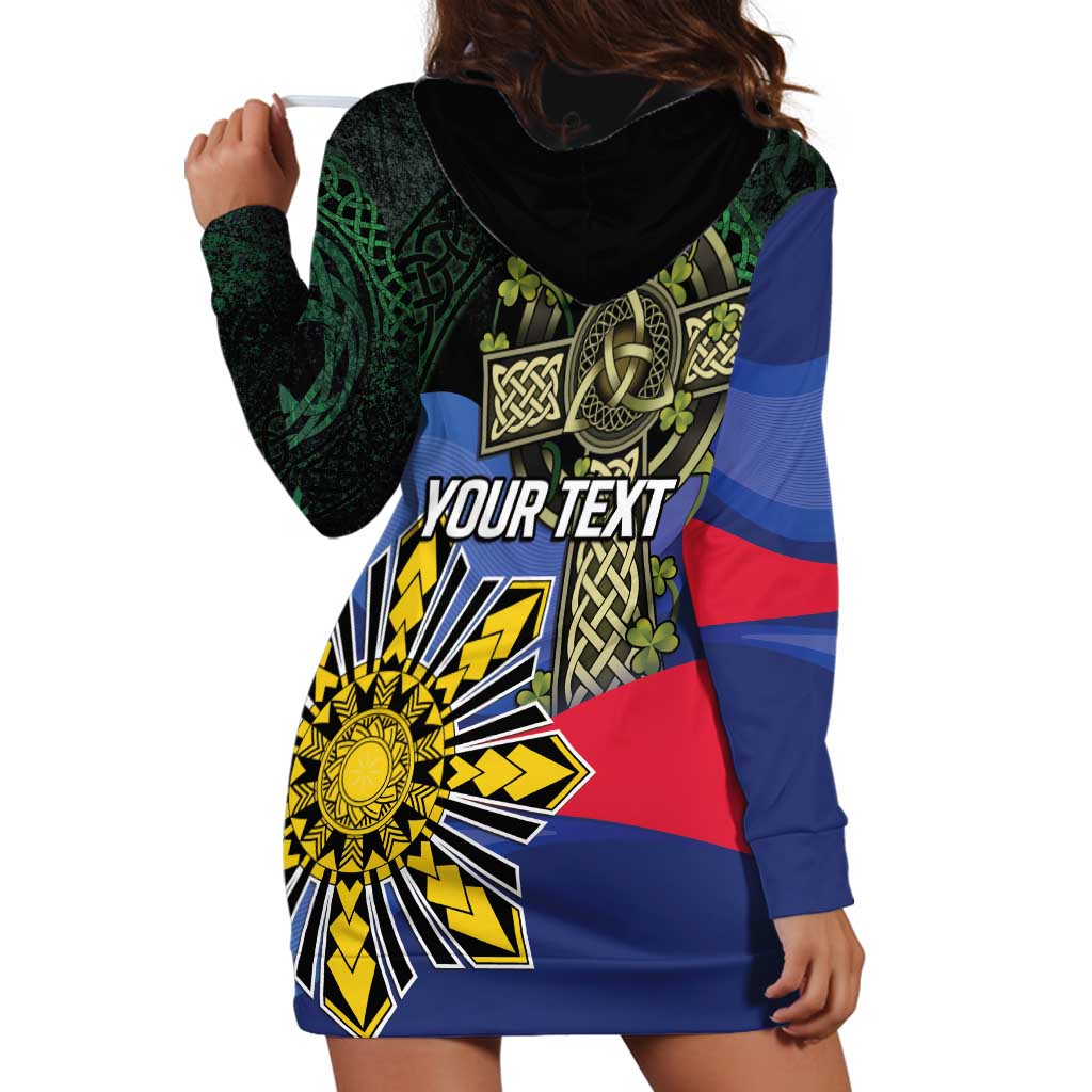 Personalized Irish Grown With Filipino Roots Hoodie Dress