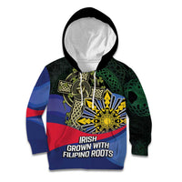 Personalized Irish Grown With Filipino Roots Kid Hoodie