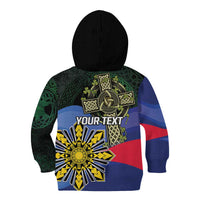 Personalized Irish Grown With Filipino Roots Kid Hoodie