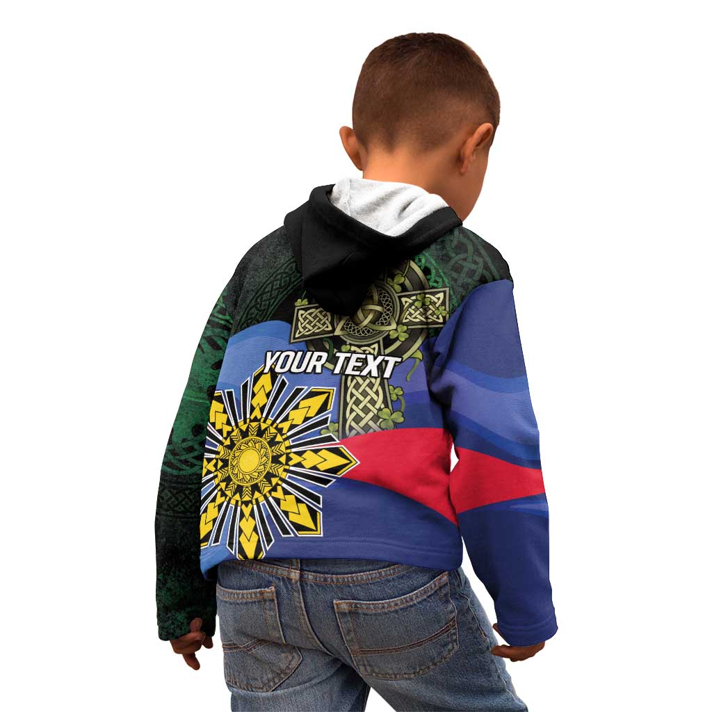 Personalized Irish Grown With Filipino Roots Kid Hoodie