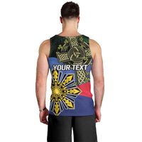 Personalized Irish Grown With Filipino Roots Men Tank Top