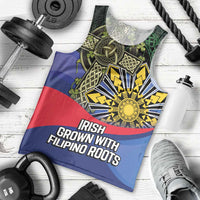 Personalized Irish Grown With Filipino Roots Men Tank Top