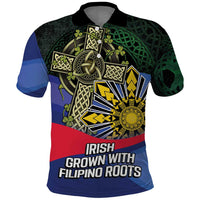 Personalized Irish Grown With Filipino Roots Polo Shirt