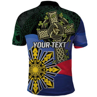 Personalized Irish Grown With Filipino Roots Polo Shirt