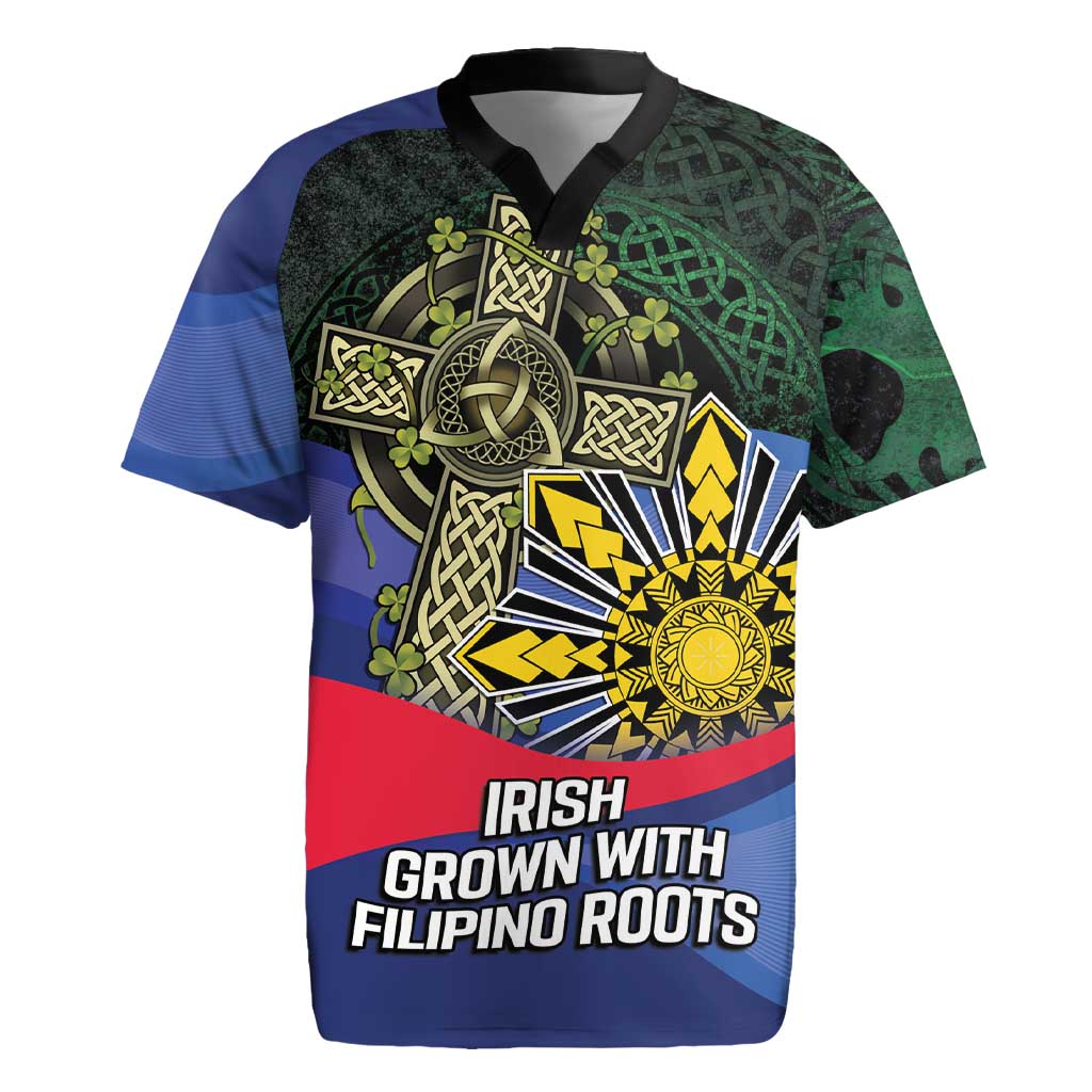 Personalized Irish Grown With Filipino Roots Rugby Jersey