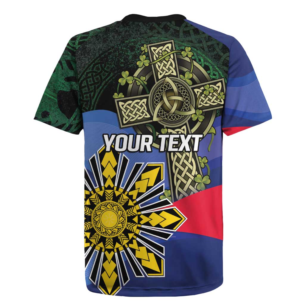 Personalized Irish Grown With Filipino Roots Rugby Jersey