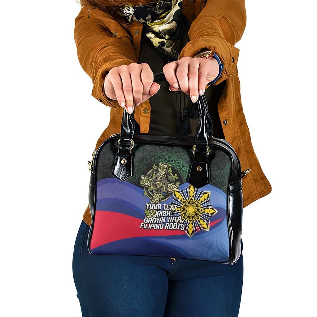 Personalized Irish Grown With Filipino Roots Shoulder Handbag