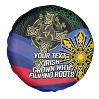 Personalized Irish Grown With Filipino Roots Spare Tire Cover