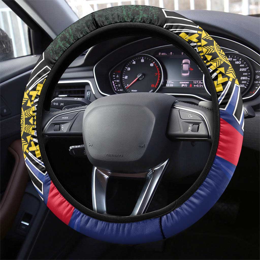 Irish Grown With Filipino Roots Steering Wheel Cover
