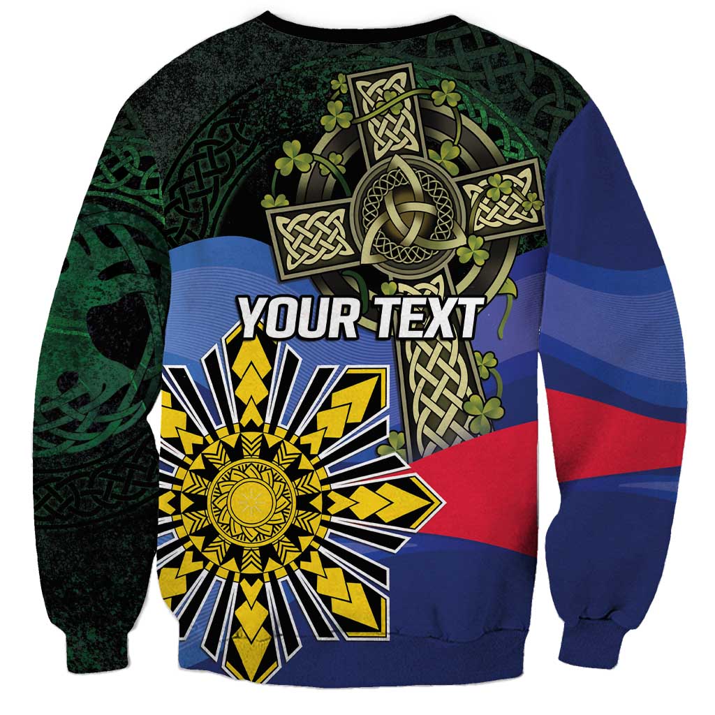 Personalized Irish Grown With Filipino Roots Sweatshirt