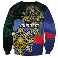 Personalized Irish Grown With Filipino Roots Sweatshirt