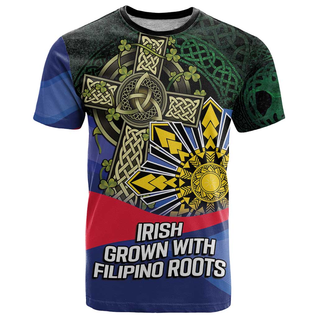 Personalized Irish Grown With Filipino Roots T Shirt