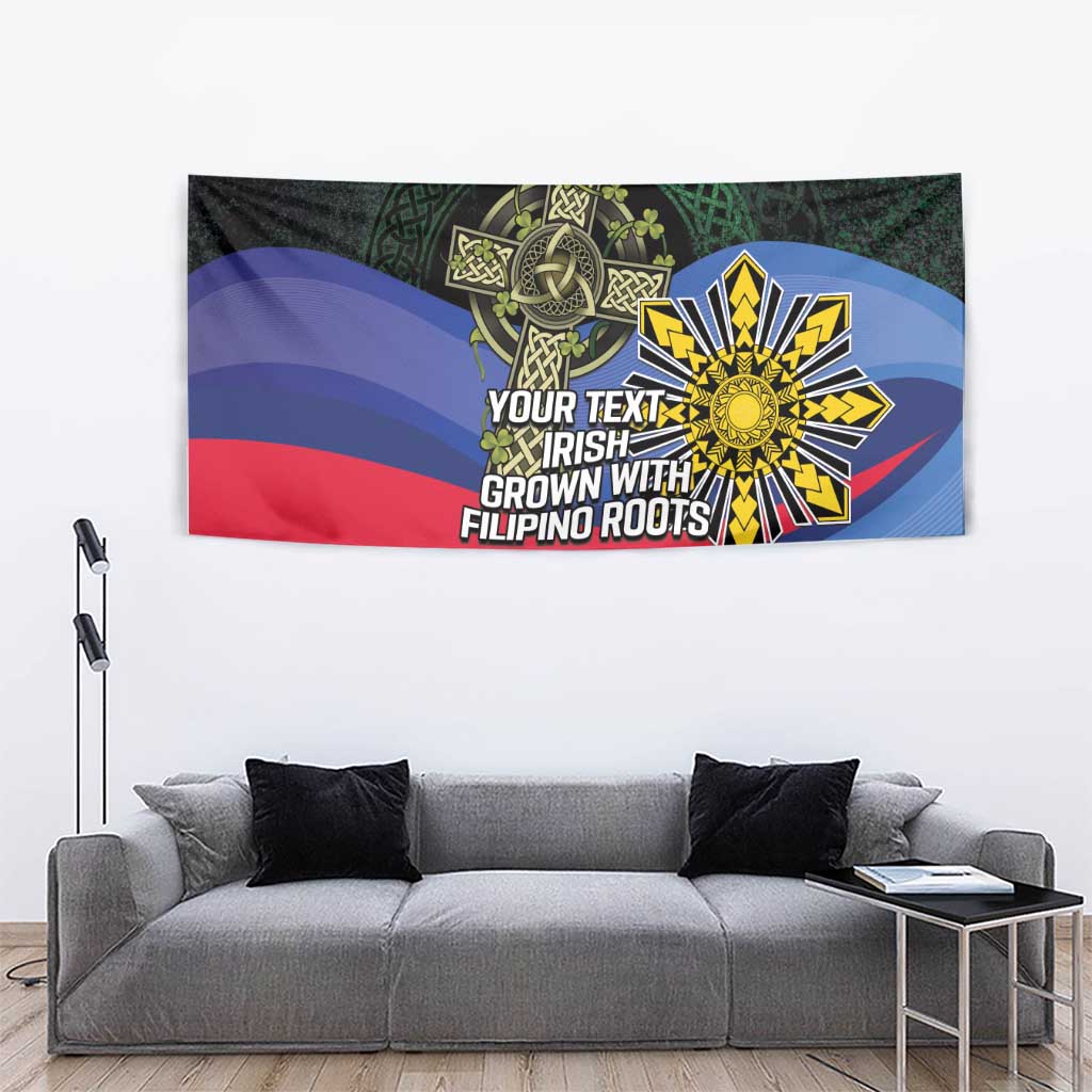 Personalized Irish Grown With Filipino Roots Tapestry