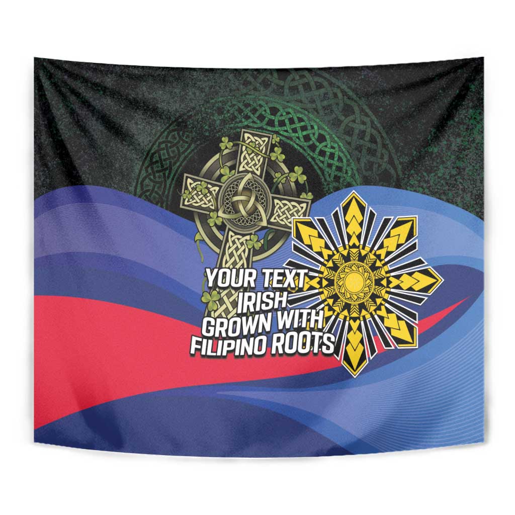 Personalized Irish Grown With Filipino Roots Tapestry