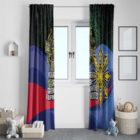 Personalized Irish Grown With Filipino Roots Window Curtain