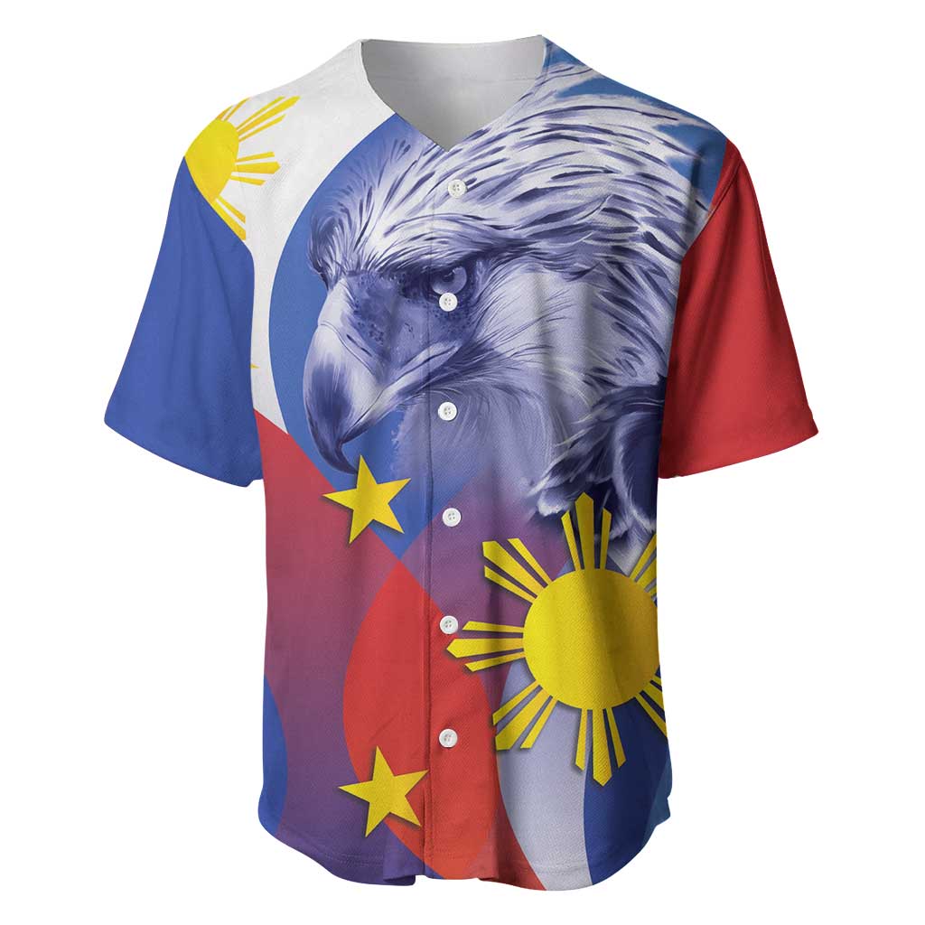 Personalized Philippines Eagle Week Baseball Jersey Filipino Eagle with Flag Motif