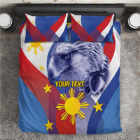 Personalized Philippines Eagle Week Bedding Set Filipino Eagle with Flag Motif