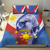 Personalized Philippines Eagle Week Bedding Set Filipino Eagle with Flag Motif