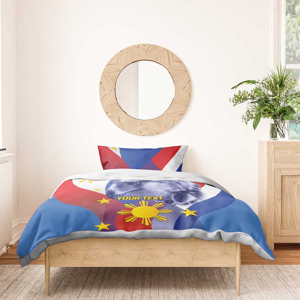 Personalized Philippines Eagle Week Bedding Set Filipino Eagle with Flag Motif