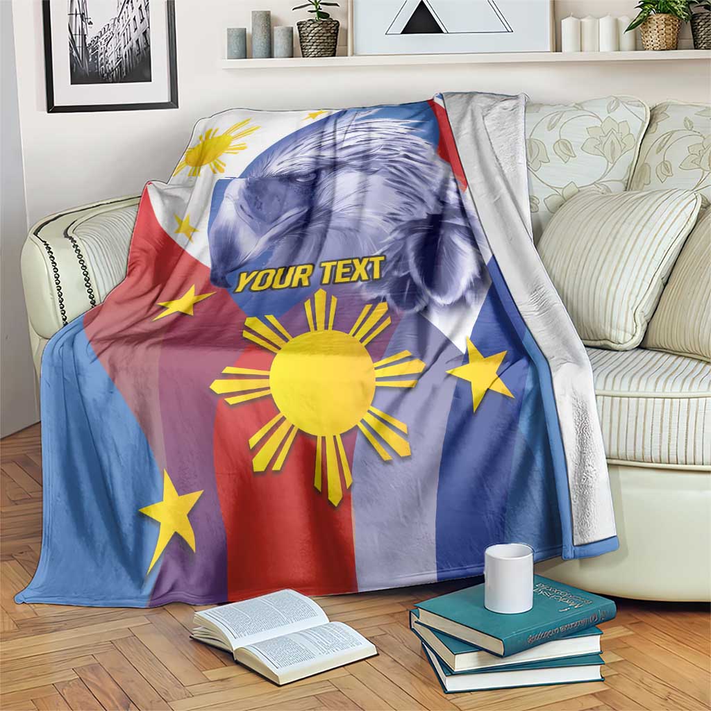 Personalized Philippines Eagle Week Blanket Filipino Eagle with Flag Motif