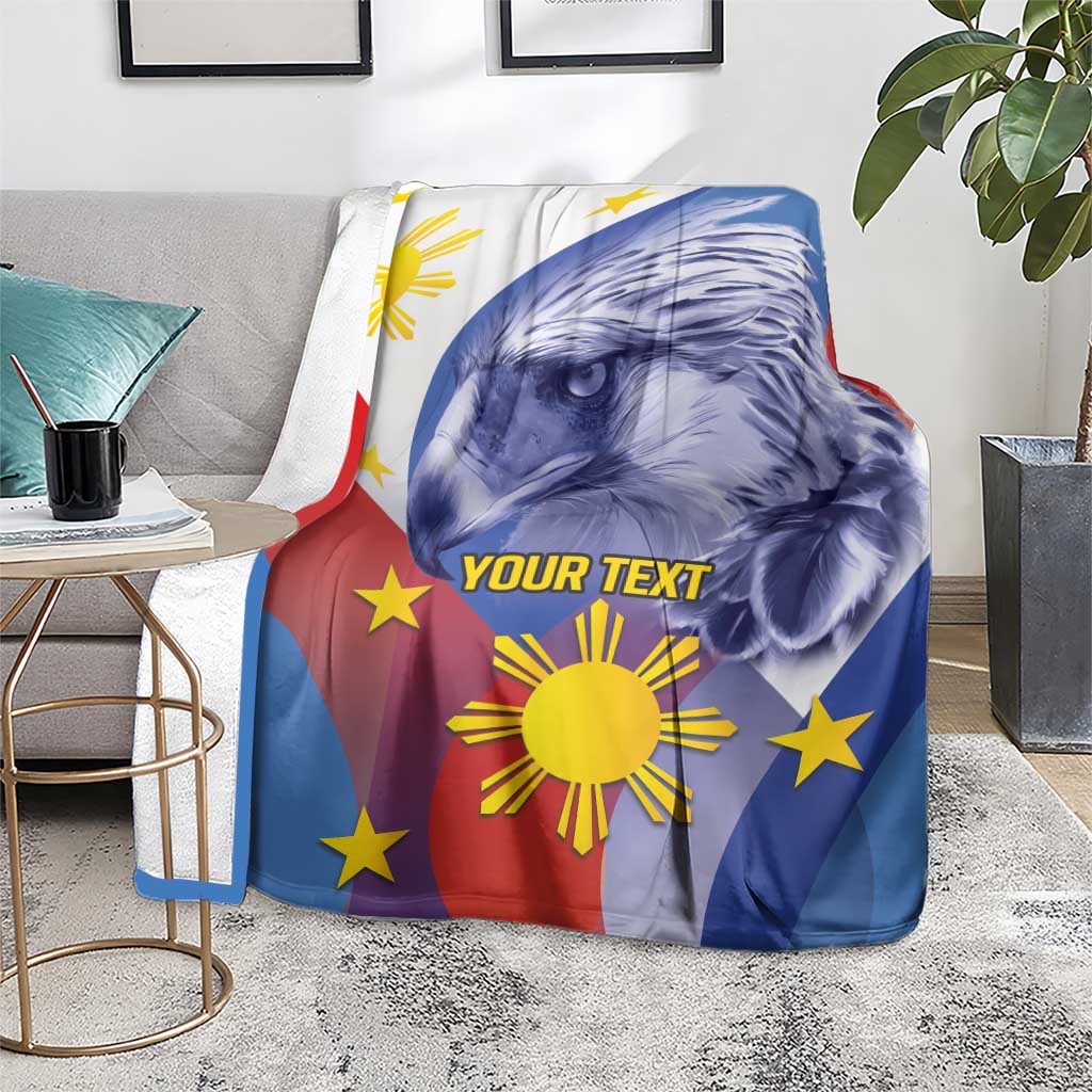 Personalized Philippines Eagle Week Blanket Filipino Eagle with Flag Motif