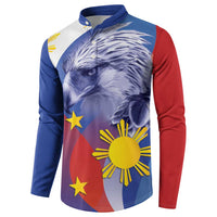 Personalized Philippines Eagle Week Button Sweatshirt Filipino Eagle with Flag Motif