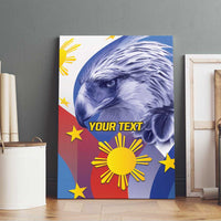 Personalized Philippines Eagle Week Canvas Wall Art Filipino Eagle with Flag Motif
