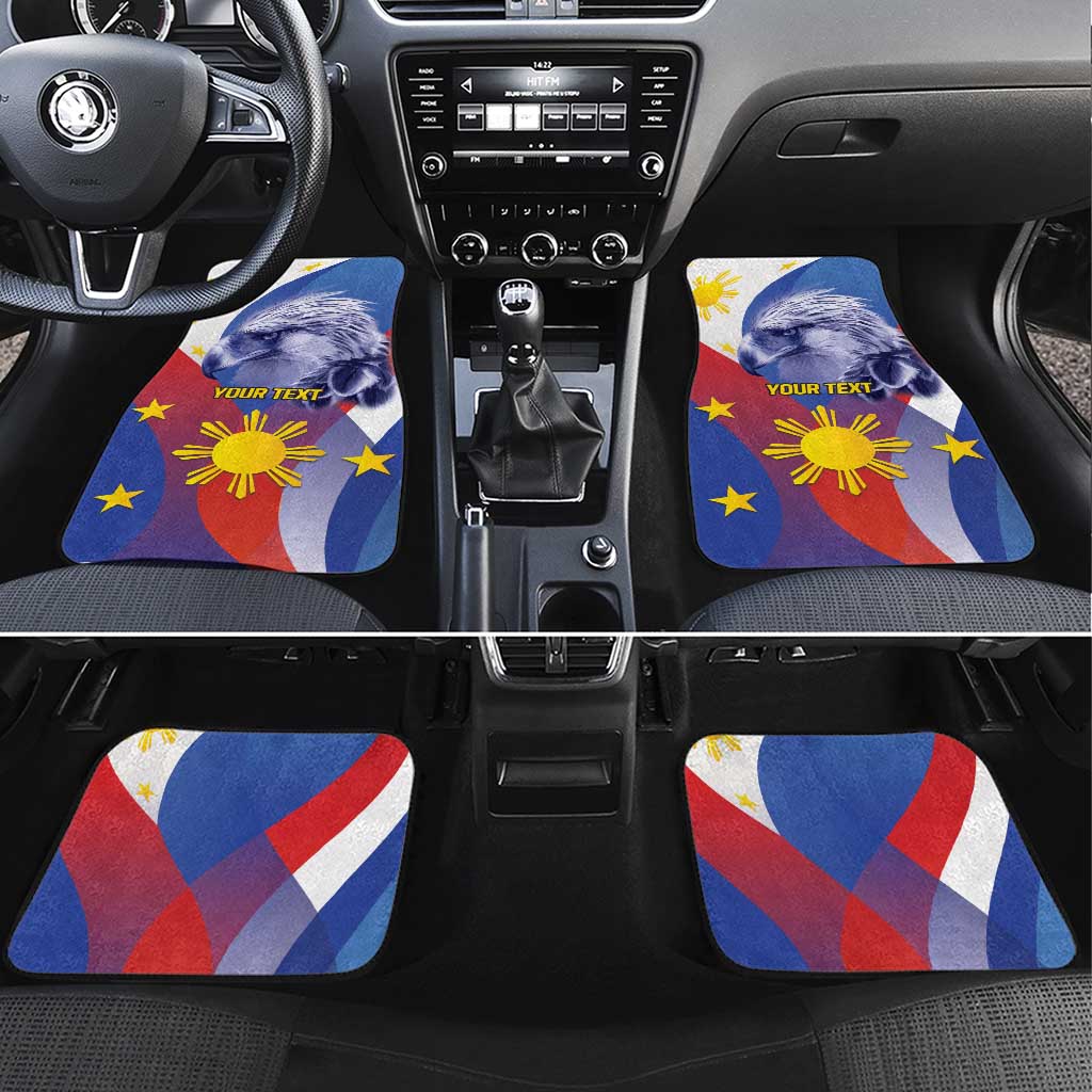 Personalized Philippines Eagle Week Car Mats Filipino Eagle with Flag Motif