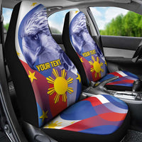 Personalized Philippines Eagle Week Car Seat Cover Filipino Eagle with Flag Motif