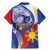 Personalized Philippines Eagle Week Family Matching Mermaid Dress and Hawaiian Shirt Filipino Eagle with Flag Motif