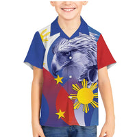 Personalized Philippines Eagle Week Family Matching Mermaid Dress and Hawaiian Shirt Filipino Eagle with Flag Motif