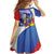 Personalized Philippines Eagle Week Family Matching Off The Shoulder Long Sleeve Dress and Hawaiian Shirt Filipino Eagle with Flag Motif