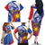 Personalized Philippines Eagle Week Family Matching Off The Shoulder Long Sleeve Dress and Hawaiian Shirt Filipino Eagle with Flag Motif