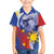 Personalized Philippines Eagle Week Family Matching Off The Shoulder Long Sleeve Dress and Hawaiian Shirt Filipino Eagle with Flag Motif