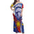 Personalized Philippines Eagle Week Family Matching Off Shoulder Maxi Dress and Hawaiian Shirt Filipino Eagle with Flag Motif