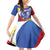 Personalized Philippines Eagle Week Family Matching Off Shoulder Short Dress and Hawaiian Shirt Filipino Eagle with Flag Motif