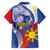 Personalized Philippines Eagle Week Family Matching Summer Maxi Dress and Hawaiian Shirt Filipino Eagle with Flag Motif