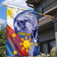 Personalized Philippines Eagle Week Garden Flag Filipino Eagle with Flag Motif