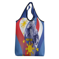 Personalized Philippines Eagle Week Grocery Bag Filipino Eagle with Flag Motif