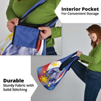 Personalized Philippines Eagle Week Grocery Bag Filipino Eagle with Flag Motif
